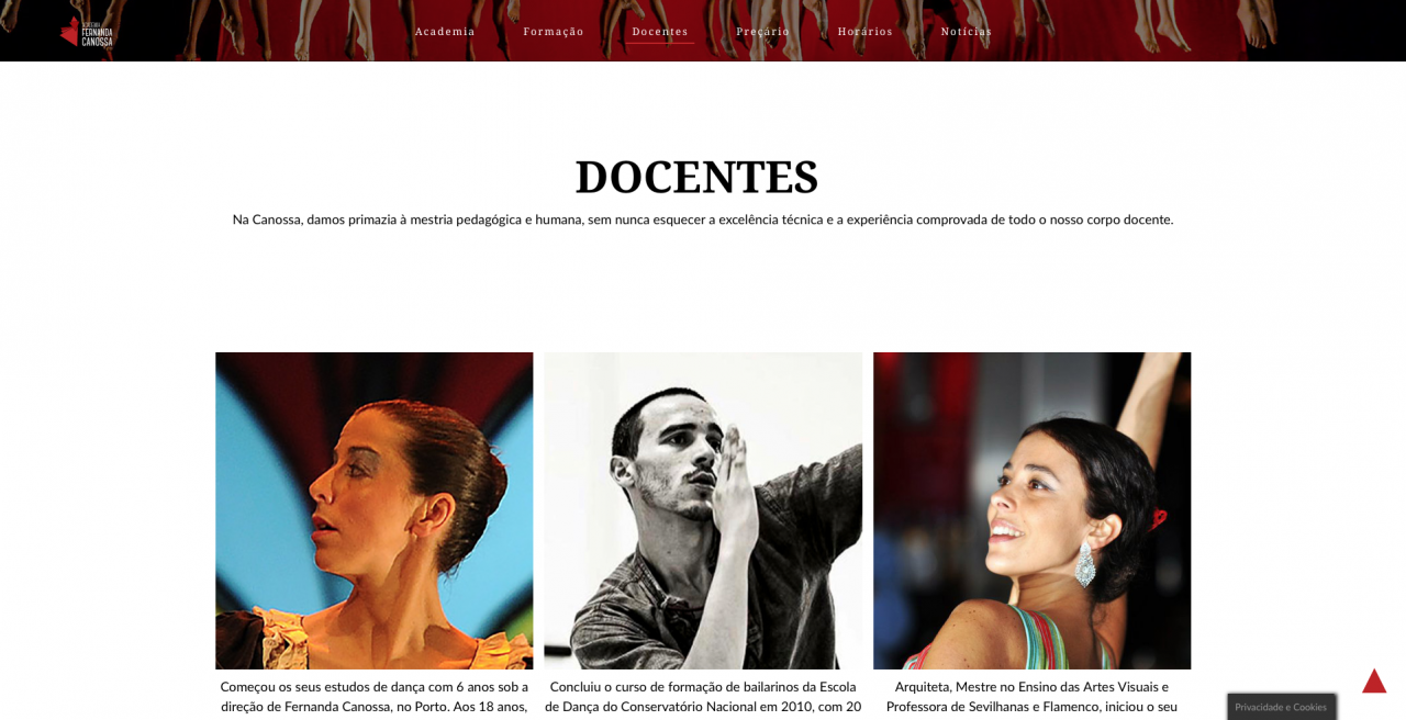 Cooper | Academia Fernanda Canossa | Website